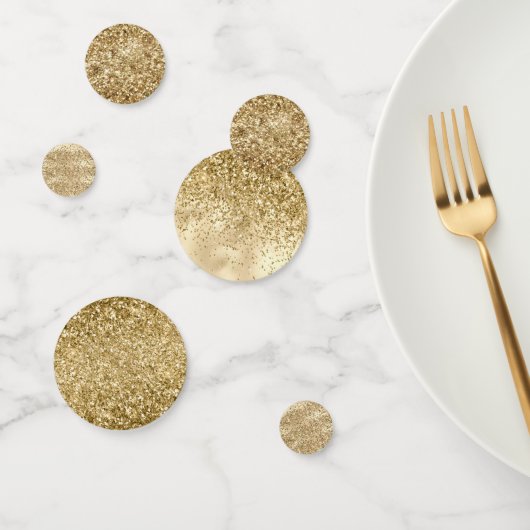 Gold Glitz Glitter Sparkle Confetti (Groep)