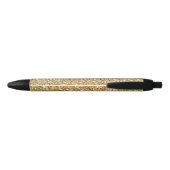 Gold Glitz Glitter          Zwarte Inkt Pen (Achterkant)