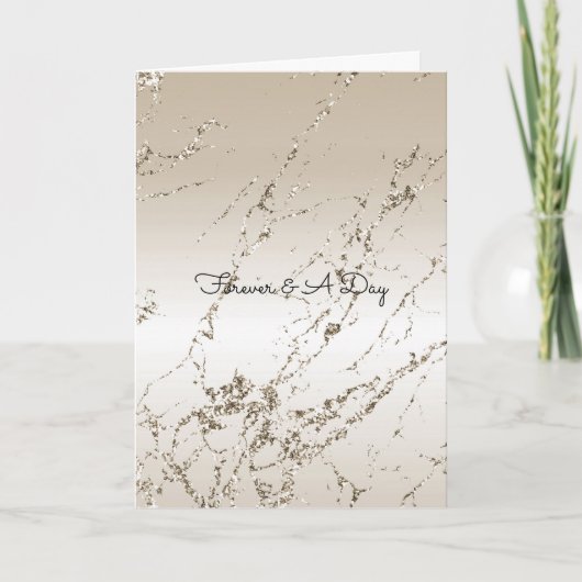 Gold Glitz Kaart (Voorkant)