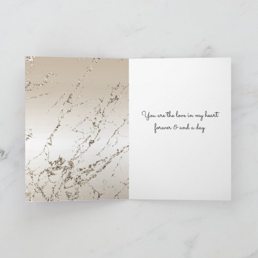 Gold Glitz Kaart (Binnen)