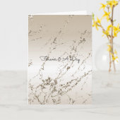 Gold Glitz Kaart (Gele Bloem)