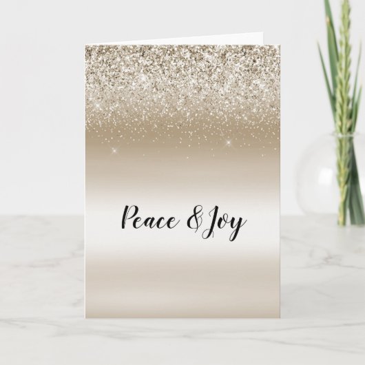 Gold Glitz Kaart (Voorkant)