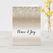 Gold Glitz Kaart (Gele Bloem)