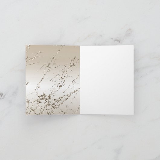 Gold Glitz Kaart (Binnen)