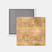 Gold Glitz (schoonmaakwasmachine) Magneet (Voorkant / Achterkant)