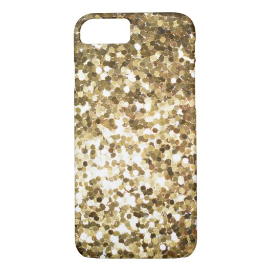 Gold Glitz Sparkles Case-Mate iPhone Case (Achterkant)