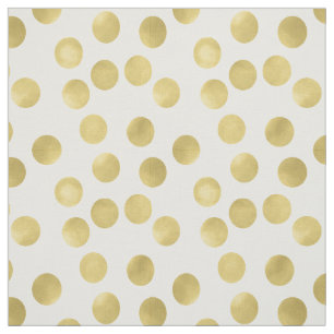 Gold Glitz-Stippen Stof