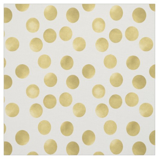 Gold Glitz-Stippen Stof (Swatch)