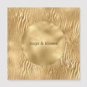 Gold Glitz Zebra gepersonaliseerde prijsopgave