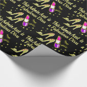 GOLD GLITZY ADMIN ASSISTANT DIVA DESIGN CADEAUPAPIER (Hoek)