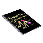GOLD GLITZY ADMIN ASSISTANT DIVA DESIGN NOTITIEBOEK (Rechterzijde)