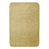 Gold Glitzy Glitter Badmat (Voorkant Verticaal)