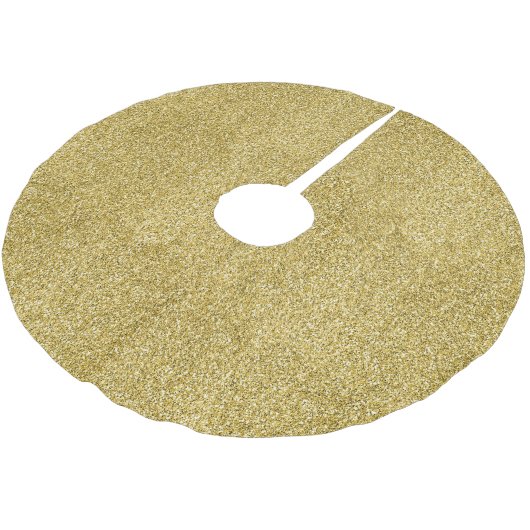 Gold Glitzy Glitter Kerstboom Rok (Gekanteld)