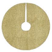 Gold Glitzy Glitter Kerstboom Rok (Voorkant)
