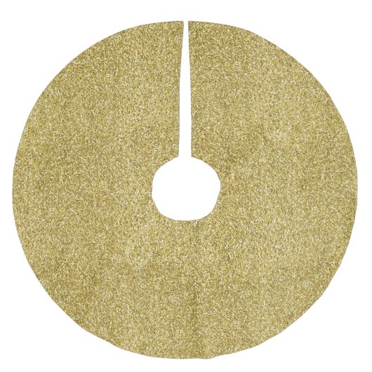 Gold Glitzy Glitter Kerstboom Rok (Voorkant)