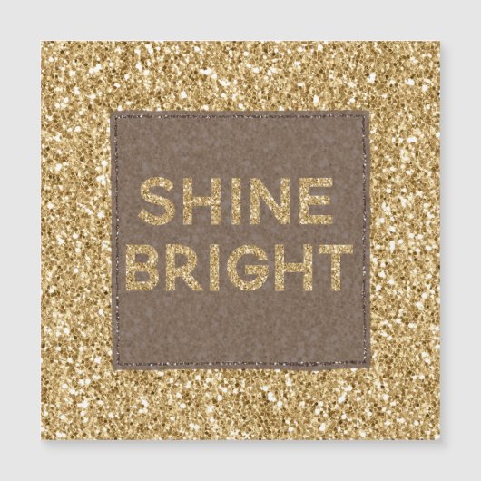 Gold Glitzy Glitter Shine Bright         (Voorkant)