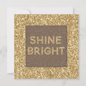 Gold Glitzy Glitter Shine Bright (Voorkant)