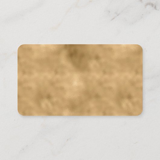 Gold Glitzy Glitter Visitekaartje (Achterkant)