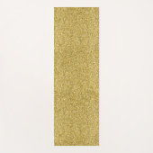 Gold Glitzy Glitter Yogamat (Voorkant)
