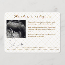 Gold Globe Passport Travel Books for Baby Informatiekaartje