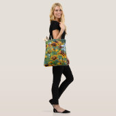 Gold Gloriosa Daisy Doubles Tote Bag (Op model)