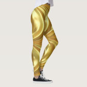 Gold Glossy Popular Leggings (Rechts)
