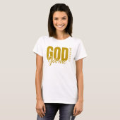 Gold God Got Me Cover - Christelijke T op basis va T-shirt (Voorkant volledig)