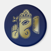 Gold Goddess Ganesha - Magnet (Voorkant)