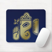 Gold Goddess Ganesha - Mousepad Muismat (Met muis)