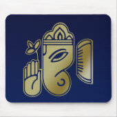 Gold Goddess Ganesha - Mousepad Muismat (Voorkant)