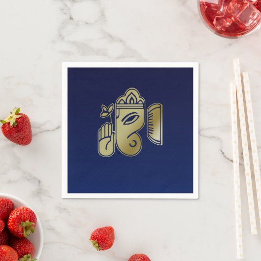 Gold Goddess Ganesha - Papier Napkin Servetten (Insitu)
