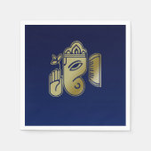 Gold Goddess Ganesha - Papier Napkin Servetten (Voorkant)
