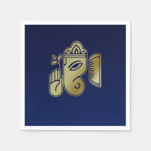 Gold Goddess Ganesha - Papier Napkin Servetten