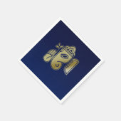 Gold Goddess Ganesha - Papier Napkin Servetten (Hoek)