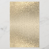 Gold & Gold Glitter - Programma (Achterkant)