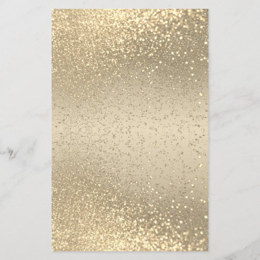 Gold & Gold Glitter - Programma (Achterkant)