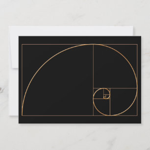 Gold Golden Spiral