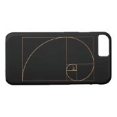 Gold Golden Spiral Case-Mate iPhone Case (Achterkant (Horizontaal))