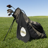 Gold Golf Clubs Monogram Golfhanddoek (Groen)