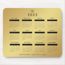 Gold Gradiënt 2023 kalender Aangepaste zakelijke L