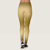 Gold gradiënt achtergrond leggings (Achterkant)