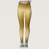 Gold gradiënt achtergrond leggings (Voorkant)