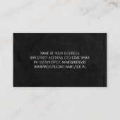 Gold gradiëntbalk | Whitepaneelpatroon Visitekaartje (Achterkant)