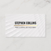 Gold gradiëntbalk | Whitepaneelpatroon Visitekaartje (Voorkant)