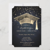 Gold Graduation Cap, Stars Afstuderen Kaart (Voorkant)