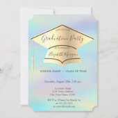 Gold Gradup, holografisch Afstuderen Kaart (Voorkant)