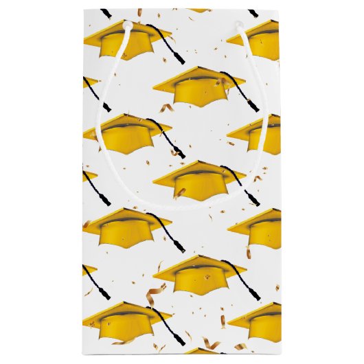 Gold Gradup met Confetti Klein Cadeauzakje (Achterkant)