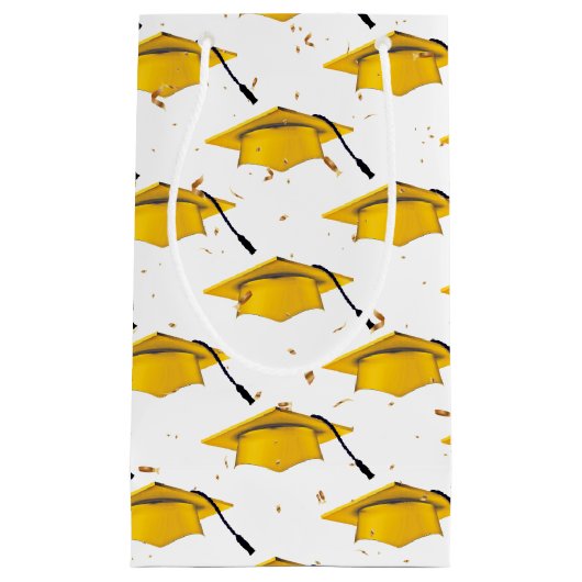 Gold Gradup met Confetti Klein Cadeauzakje (Voorkant)