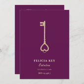 Gold Grateful Appreciation Real Estate Agent Gold Bedankkaart (Voorkant / Achterkant)