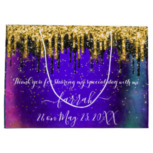  Gold Green Black-schijven voor blauw Groot Cadeauzakje